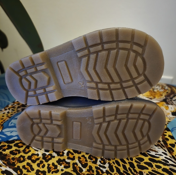 Petits Pieds Toddler Leather Boots size 24 - Picture 6 of 8